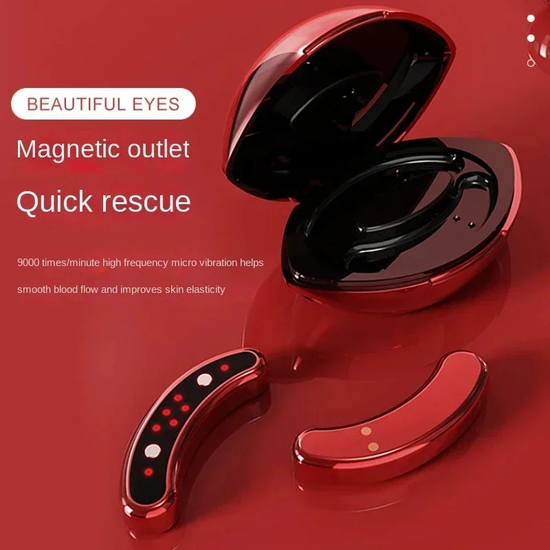 EMS Pulse Micro-Current Eye Care Device Eye Massager Reduce Anti-Wrinkle Dark Circles Lines Swelling Relieve Fatigue Eye Massage