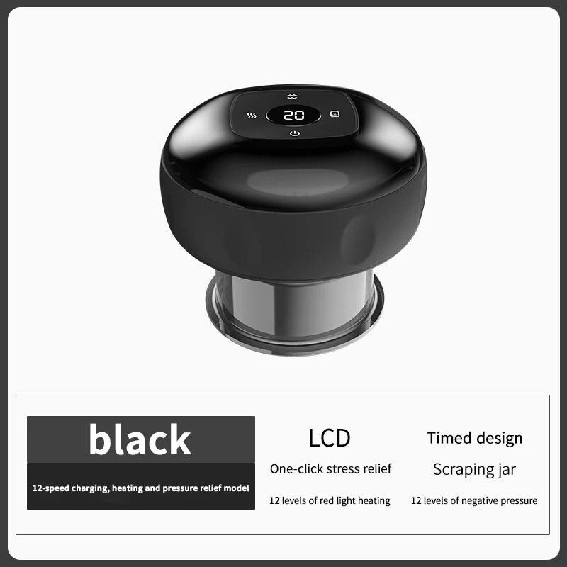 Instrument for Adult Vacuum Guasha Machine Useful Lightweight Electric Cupping Device Release Muscle Scraping Guasha Device