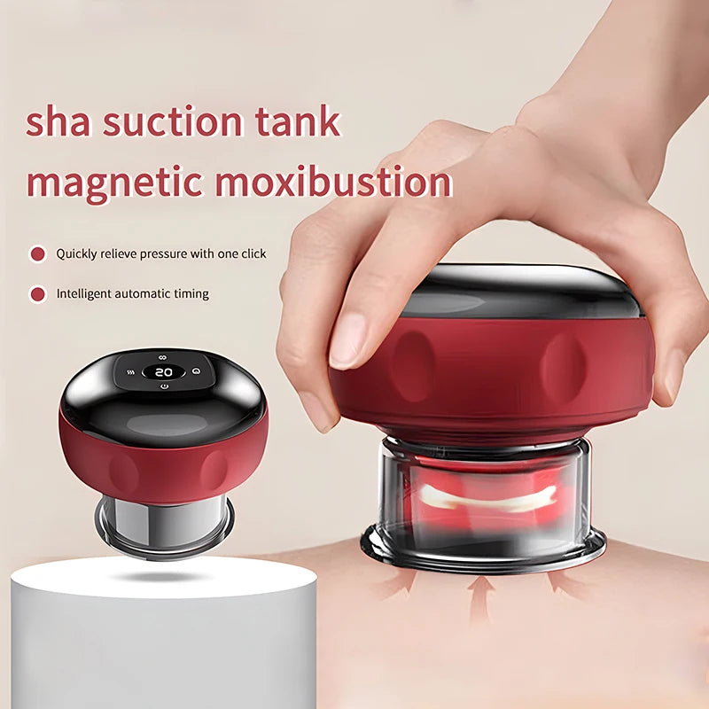 Instrument for Adult Vacuum Guasha Machine Useful Lightweight Electric Cupping Device Release Muscle Scraping Guasha Device