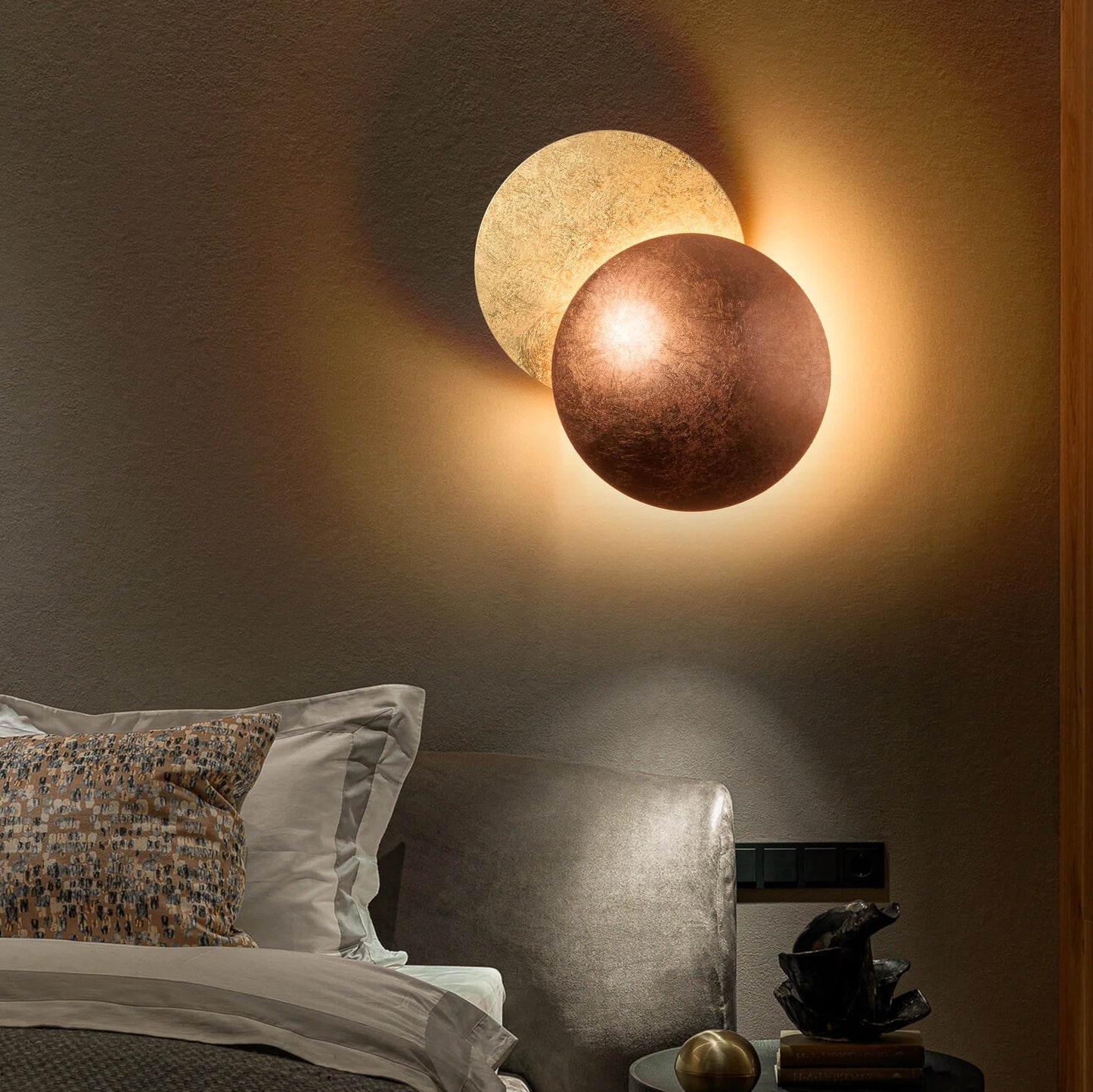 Lunar Phases Wall Sconce