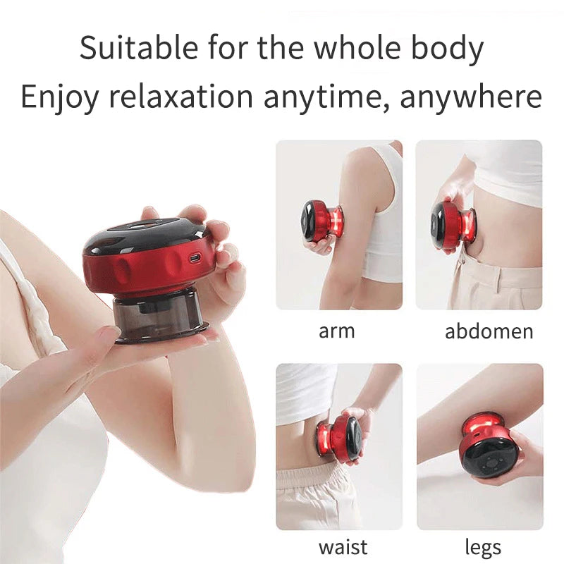 Instrument for Adult Vacuum Guasha Machine Useful Lightweight Electric Cupping Device Release Muscle Scraping Guasha Device