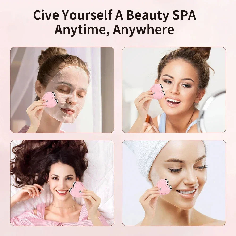 EMS Face Lifting Machine Facial Massager Microcurrent Roller Skin Tightening Charging Facial anti Wrinkle Rejuvenation Beauty