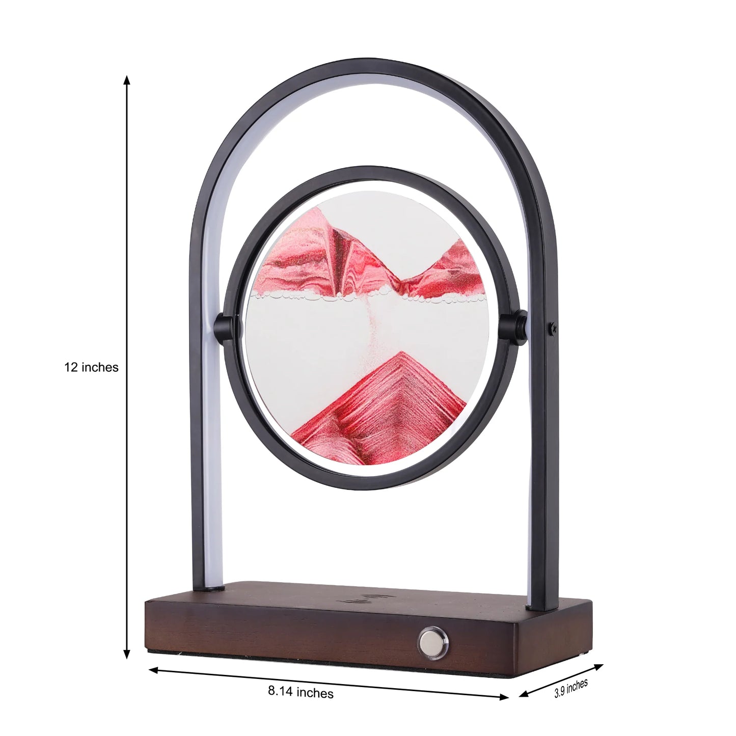 Sand Lamp with Integrated Wireless Charging System